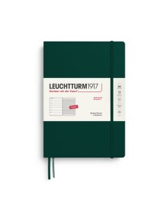 Leuchtturm1917 2027 Weekly Planner + Notes Composition B5 Forest Green