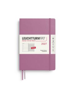 Leuchtturm1917 2027 Weekly Planner + Notes Medium Dusty Rose