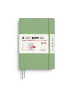 Leuchtturm1917 2027 Weekly Planner + Notes Medium Sage