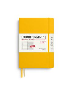 Leuchtturm1917 2027 Weekly Planner + Notes Medium Sunflower