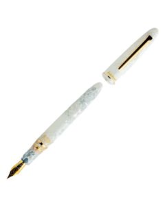 Esterbrook Winter White Gold Trim Fountain Pen