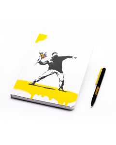 Pininfarina Banksy Writing Set Grafeex with Notebook The Flower Thrower