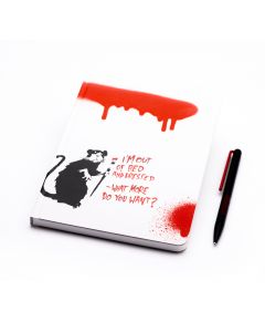 Pininfarina Banksy Writing Set Grafeex with Notebook Rat