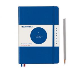 Leuchtturm1917 Notebook Medium Bauhaus Edition Royal Blue Dotted