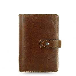 Filofax ブラウン レザー マルチケース filofax-malden-personal-ochre-