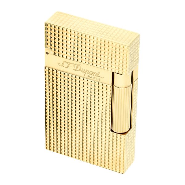 S.T. Dupont Ligne 2 Diamond Head Gold Finish Lighter S.T. Dupont Ligne 2 Diamond Head Gold Finish Lighter