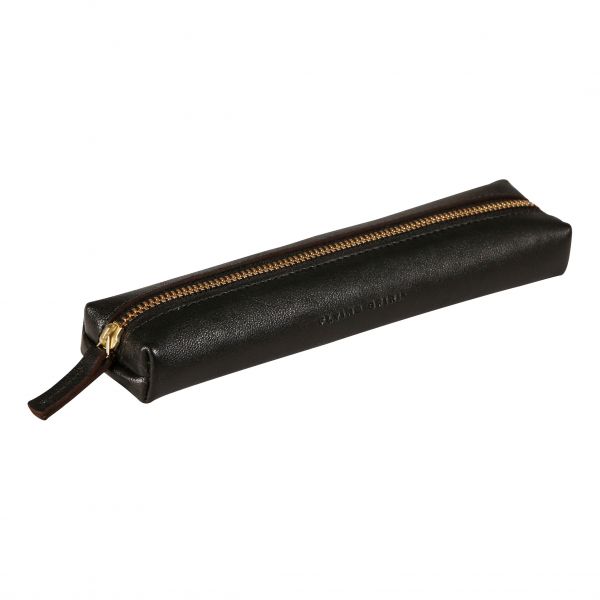 Flying Spirit Brown Leather Extra Small Pencil Case