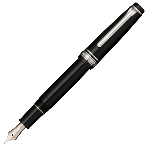 Sailor Professional Gear Slim Black Silver Trim Fountain Pen