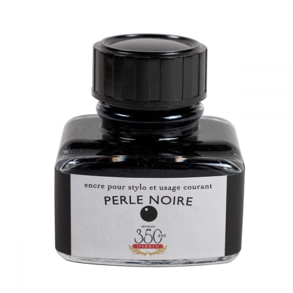 J. Herbin The Jewel of Inks Perle Noire 30ml  Penworld » More than 10.000  pens in stock, fast delivery