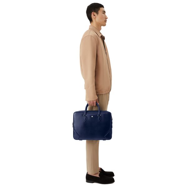 モンブラン ビジネスバッグ マイスターシュテックドキュメントケース ネイビー MONTBLANC（モンブラン） ショルダーバッグ DocumentCase ドキュメント
