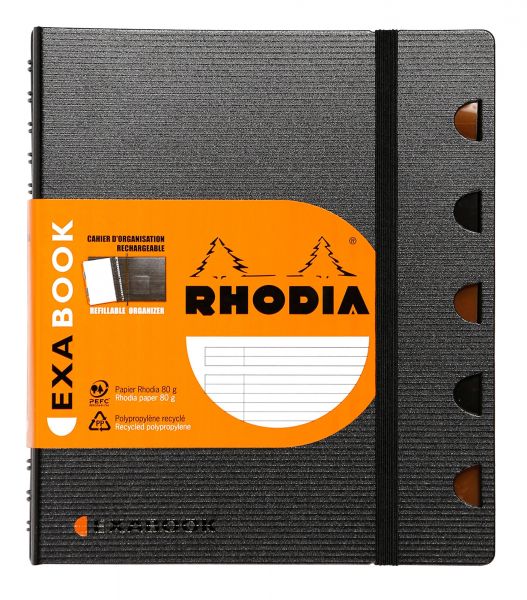 Rhodia Exa Book A5 Lined Black  Penworld » More than 10.000 pens in stock,  fast delivery