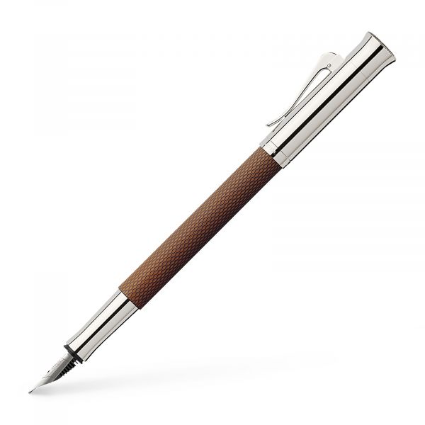 Graf von Faber Castell Guilloche Cognac Fountain Pen | Penworld