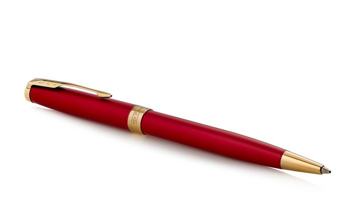Parker Sonnet Laque Red GT Ballpoint Pen Penworld » More than