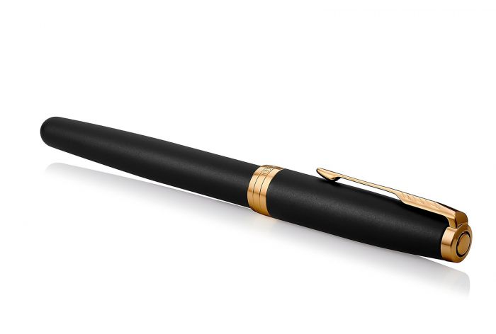 Parker Sonnet Matt Black GT Fountain Pen | Penworld » More than