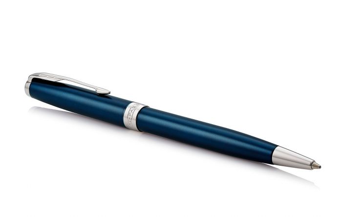 Parker Sonnet Laque Blue CT Ballpoint Pen | Penworld » More than