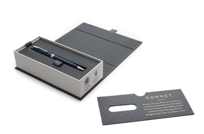 Parker Sonnet Laque Blue CT Ballpoint Pen | Penworld » More than