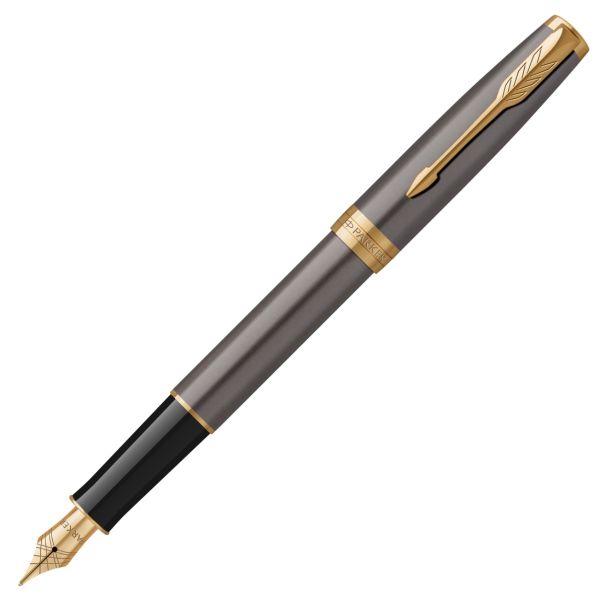 Parker Sonnet Grey Core GT Fountain Pen | Penworld » More than