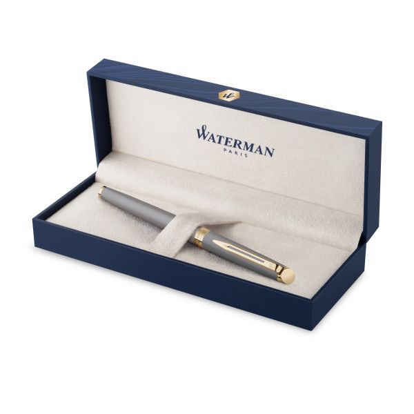 Waterman Hémisphère The Understated Edit Stone Grey Fountain Pen