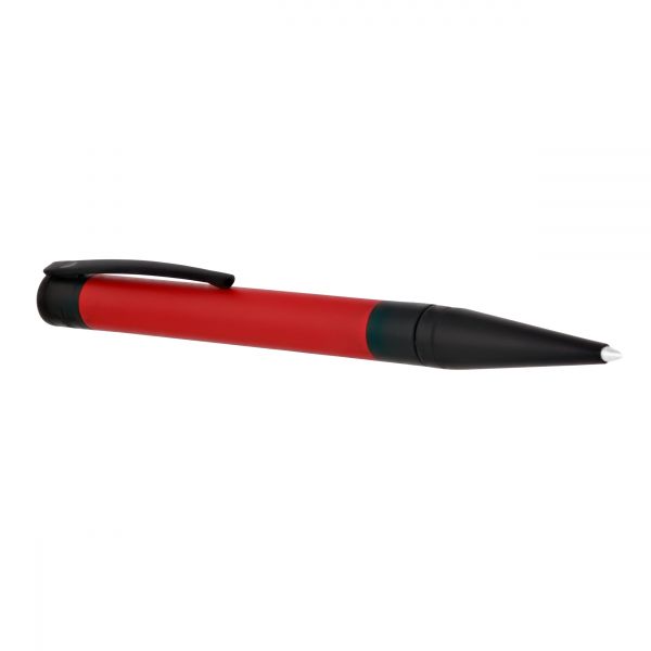 S.T. Dupont D-Initial Matte Black & Red Ballpoint Pen | Penworld