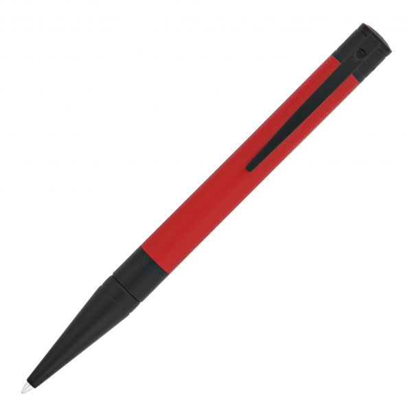 S.T. Dupont D-Initial Matte Black & Red Ballpoint Pen | Penworld