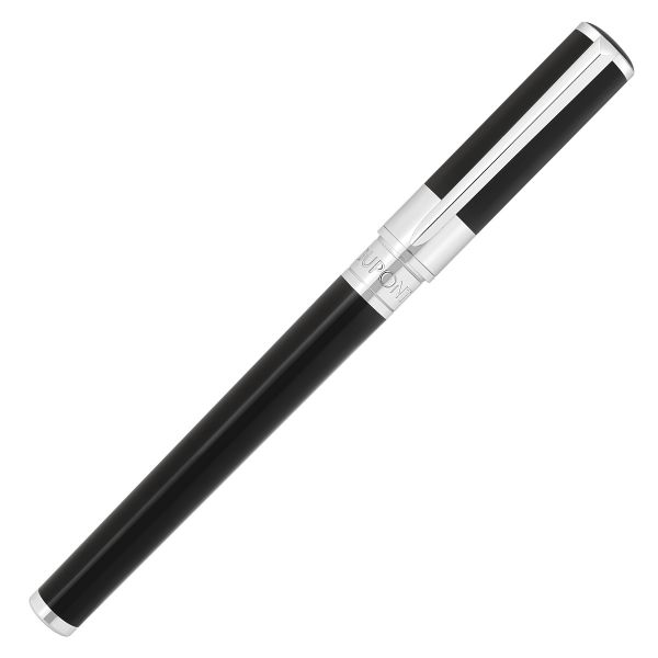 S.T. Dupont D-Initial Black & Chrome Roller | Free Engraving