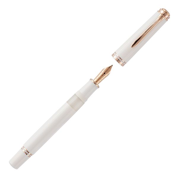 Pelikan Special Edition Souverän® M600 White & Rose Gold Fountain