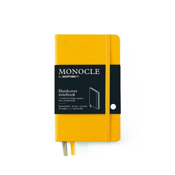 Monocle by Leuchtturm1917 Notebook A6 Hardcover Yellow Dotted