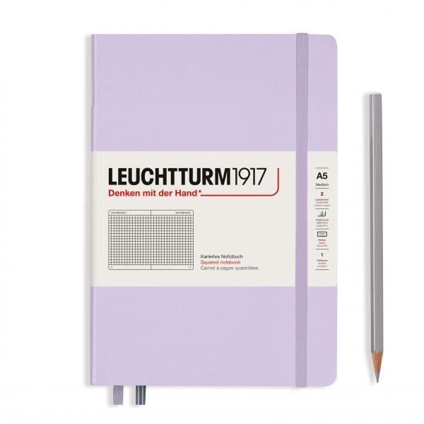 Leuchtturm1917 A5 Medium Hardcover Dotted Notebook - Vanilla