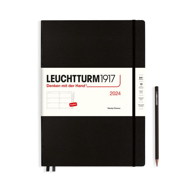 Leuchtturm1917 Agenda 2024 Weekly Planner Medium Black  Penworld » More  than 10.000 pens in stock, fast delivery