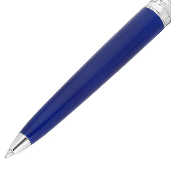 S.T. Dupont Line D Eternity Sapphire Blue Palladium Medium