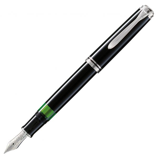 Pelikan Souverän 805 Silver Black Fountain Pen | Penworld » More
