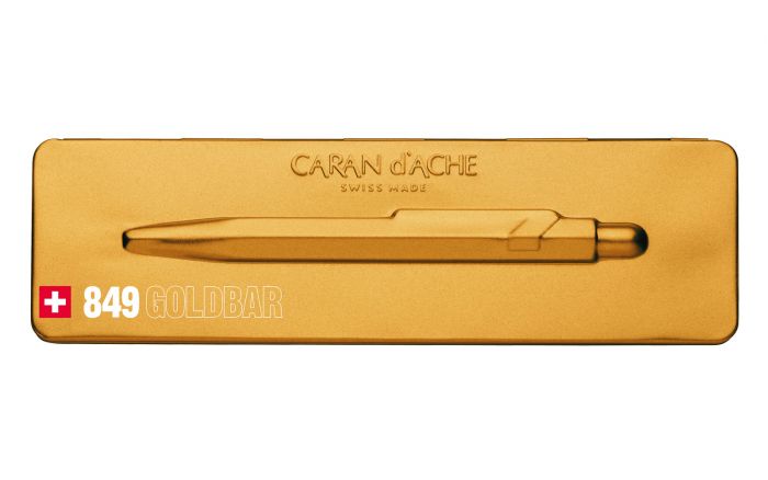 Caran d'Ache 849 Goldbar Ballpoint Pen | Gratis Gravure | Penworld