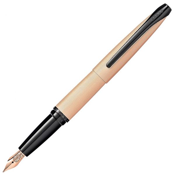 Cross ATX Brushed Rose Gold Fountain Pen Penworld » More than