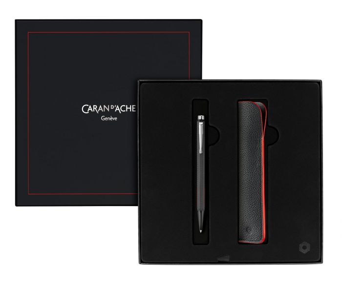 Caran d'Ache Ecridor Racing Ballpoint Pen & Leather Case