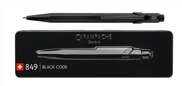 Caran d'Ache 849 Black Code Ballpoint Pen Special Edition
