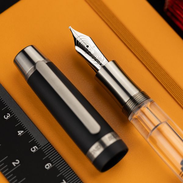 Titanium Conid Pens Conid Kingsize Demonstrator Bulkfiller