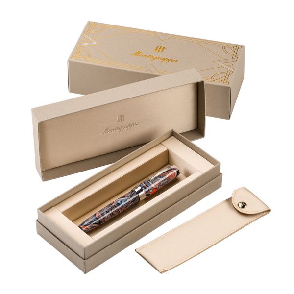 Montegrappa Elmo 02 CORTINA Füllfederhalter – Zeitloses Design, M-Stahlfeder, Inklusive Konverter Und Patronen.
