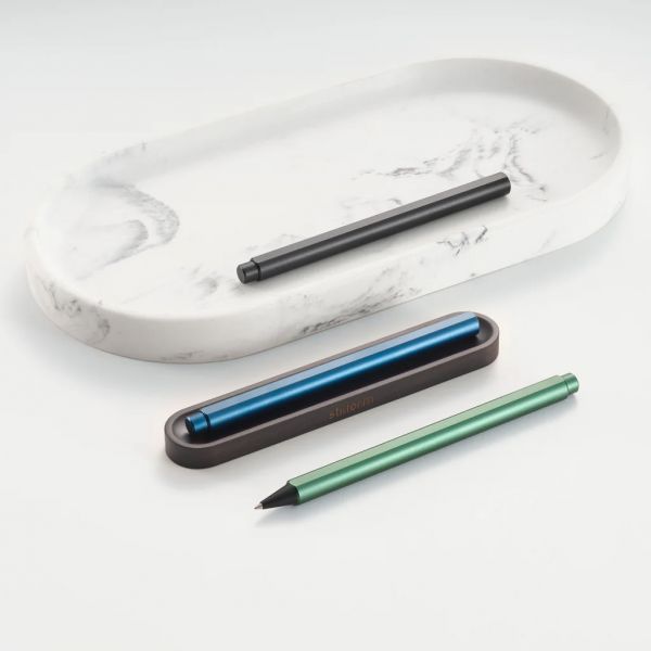 Stilform FLOW Warp Black Aluminium Rollerball Pen | Penworld