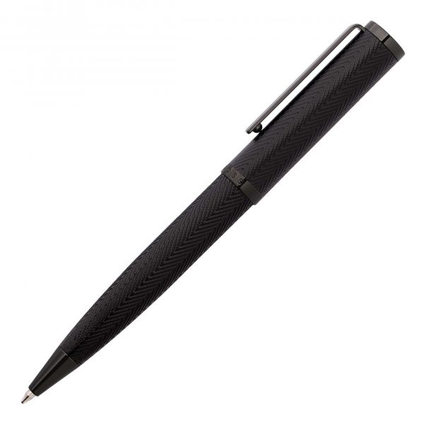 Hugo Boss Formation Herringbone Gun Ballpoint Pen | Penworld