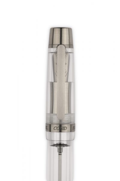 Conid Kingsize Demonstrator Bulkfiller Titanium Fountain Pen