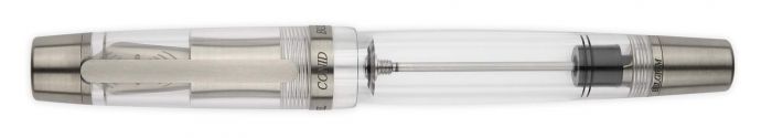 Conid Kingsize Demonstrator Bulkfiller Titanium Fountain Pen
