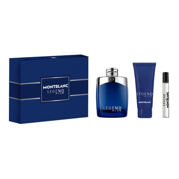 Montblanc Legend Blue Eau de Parfum 100 ml set with shower gel