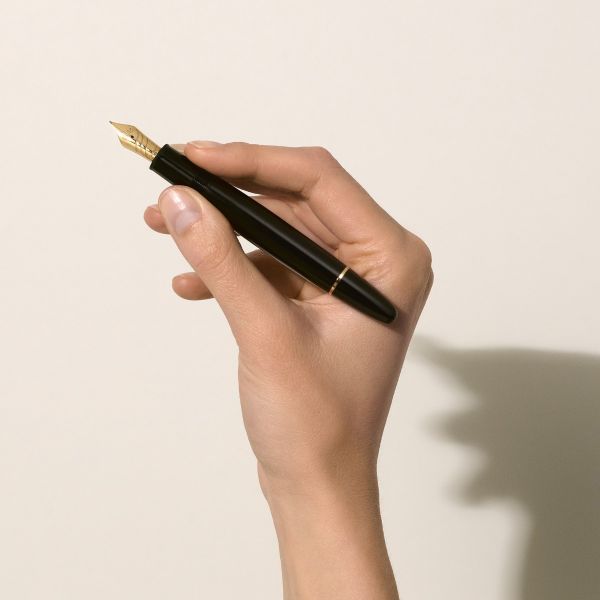 Mont Blanc Curved Nib Fountain Pen Meisterstück Calligraphy Maki-e