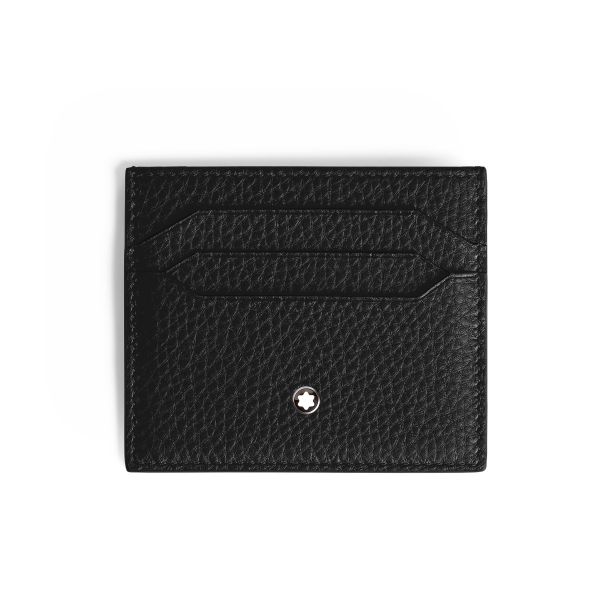 Montblanc Grain Card Holder 6cc Black Penworld » More than