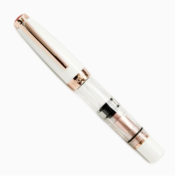 TWSBI Diamond Mini Rose Gold II White Fountain Pen | Penworld