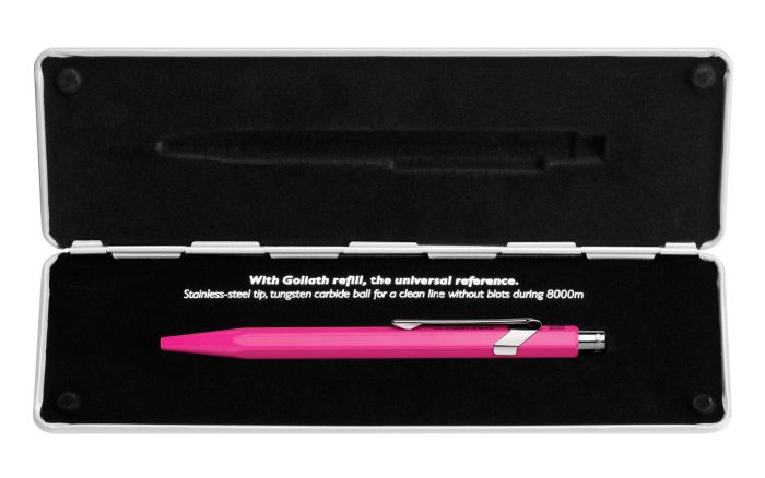 Stylo-bille Caran D'Ache 849 Pop Line - Rétractable, Design Coloré | Idéal Pour Écriture Quotidienne