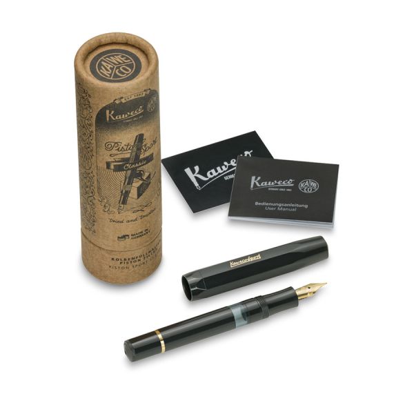 Kaweco Piston Sport Classic Black Fountain Pen | Penworld » More