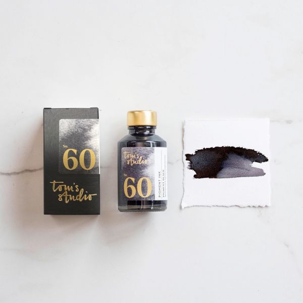 Tome Ink Tom's Studio No. 60 Pigment Ink Black - 50ml | Penworld » More than 10. ...