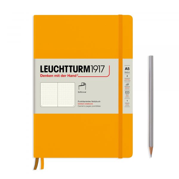 Leuchtturm1917 Notebook Medium Softcover Rising Colours Rising Sun Dotted