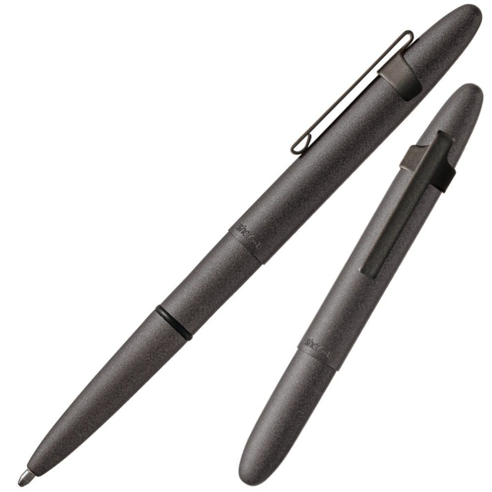 Fisher Tungsten Cerakote Bullet Pen Space Pen with clip | Penworld